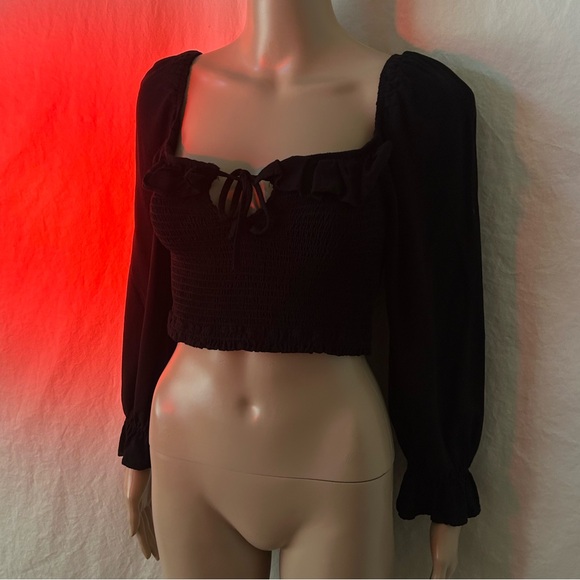 FOREVER21 Black Long Sleeve - Picture 2 of 5